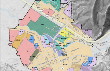 Morgan City Zoning Map